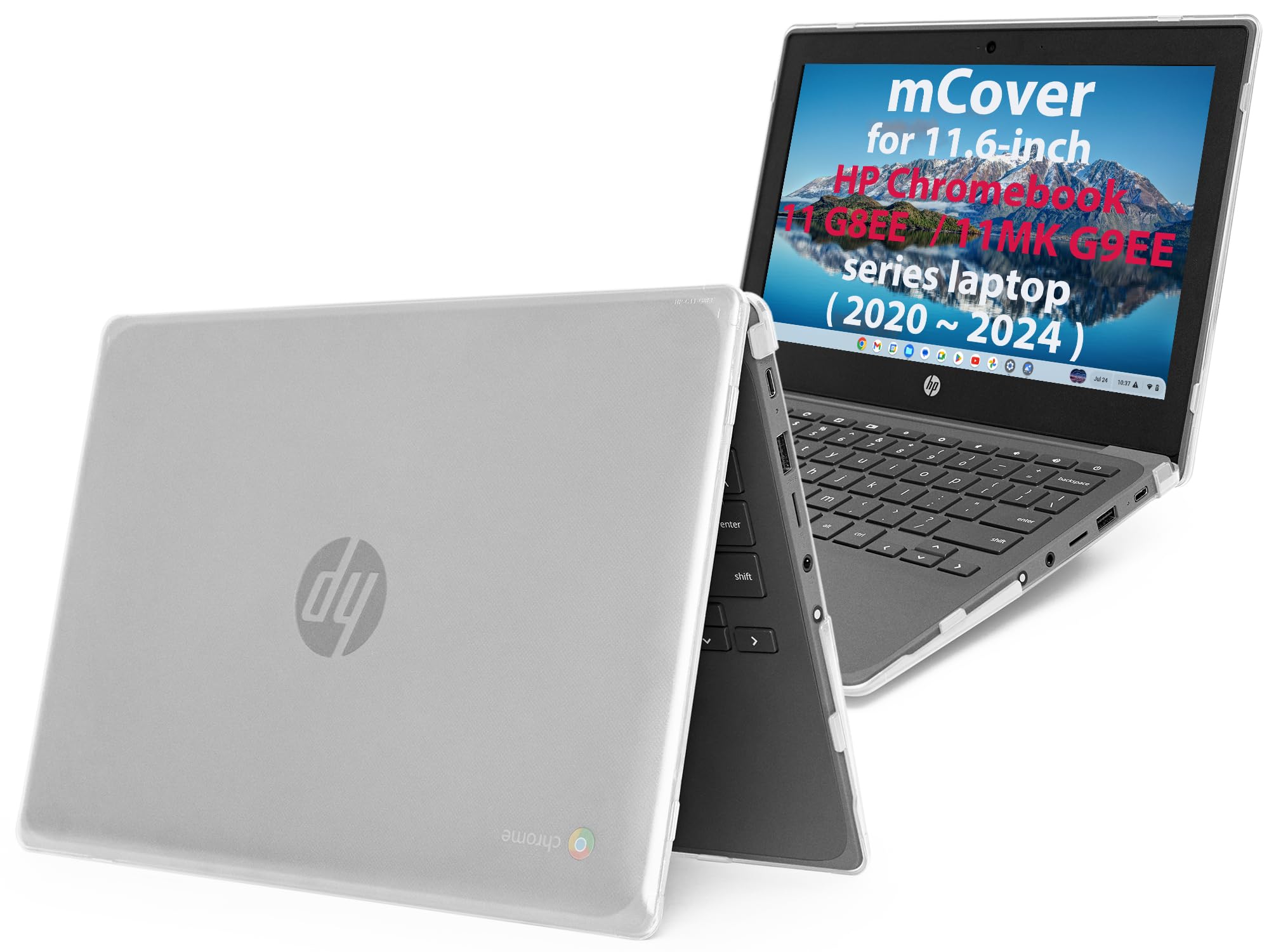 mCover 2020-2022 11.6-inch HP Chromebook 11 G8EE / 11MK G9EE Series Laptop Case - Clear