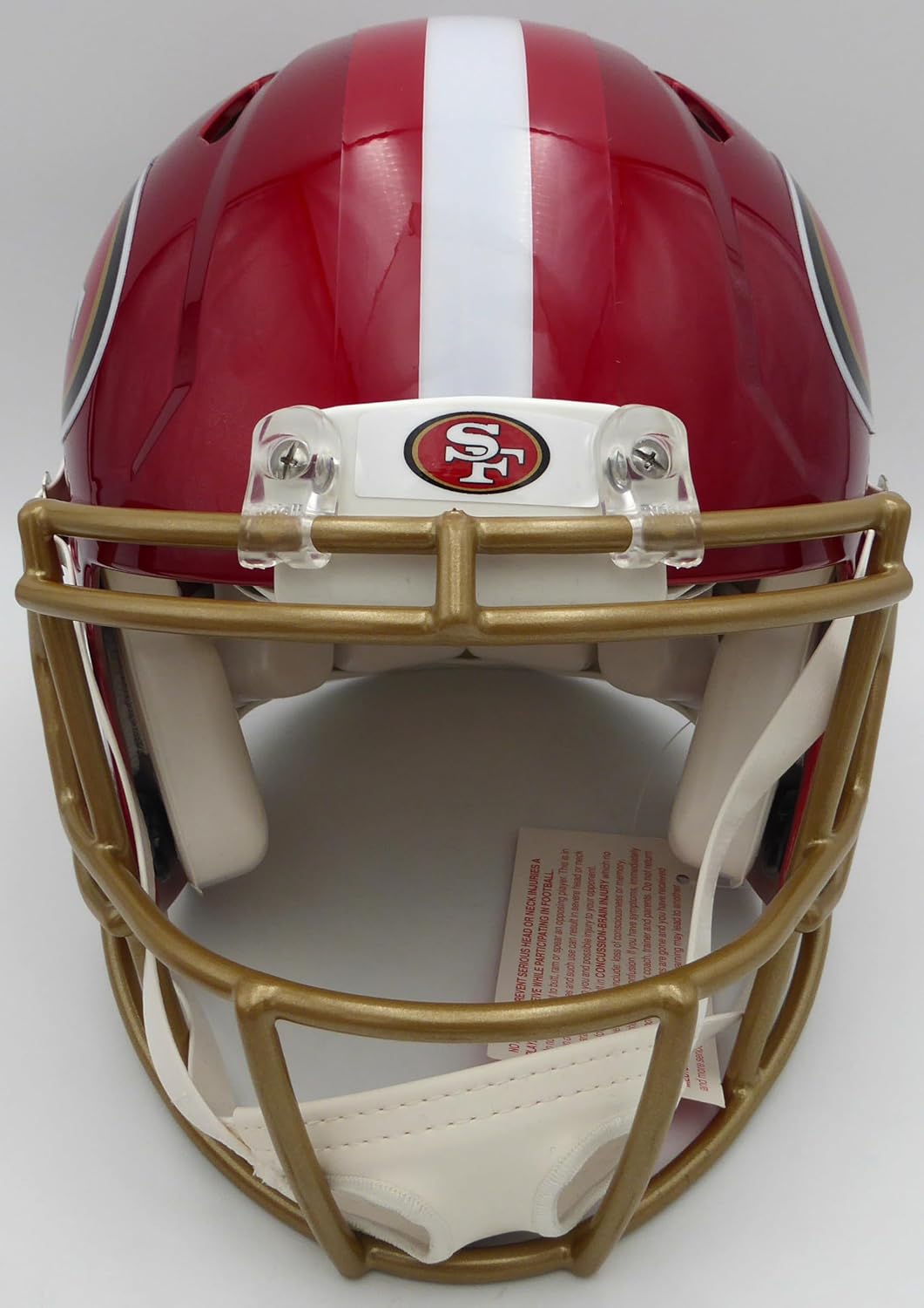 Deebo Samuel Autographed Flash Red Authentic Full Size Speed Helmet Holo #B802423