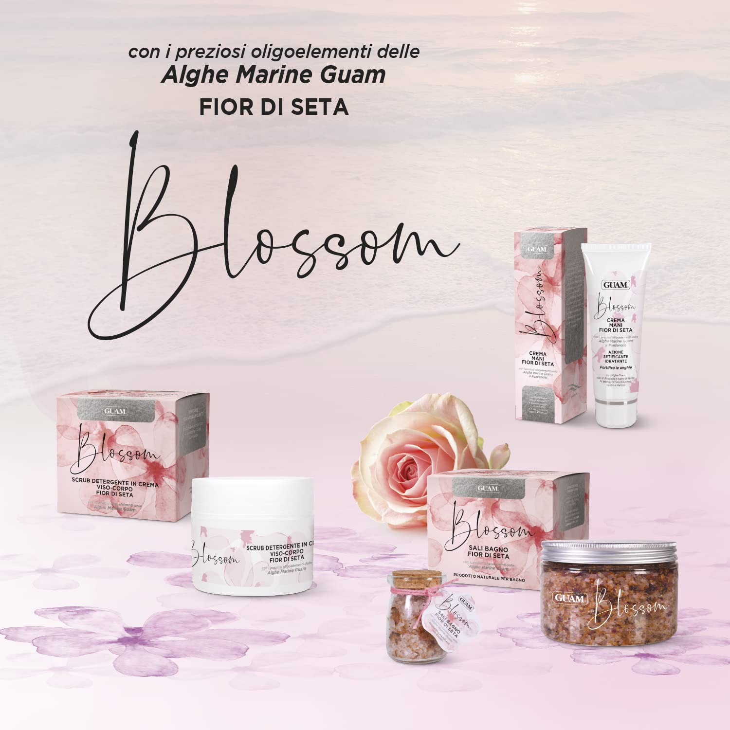 GUAM Blossom Scrub Nettoyant visage et corps en crème