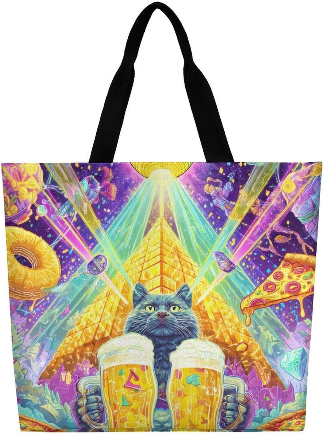 Funny Cat Women's Tote Shoulder Bag image 5