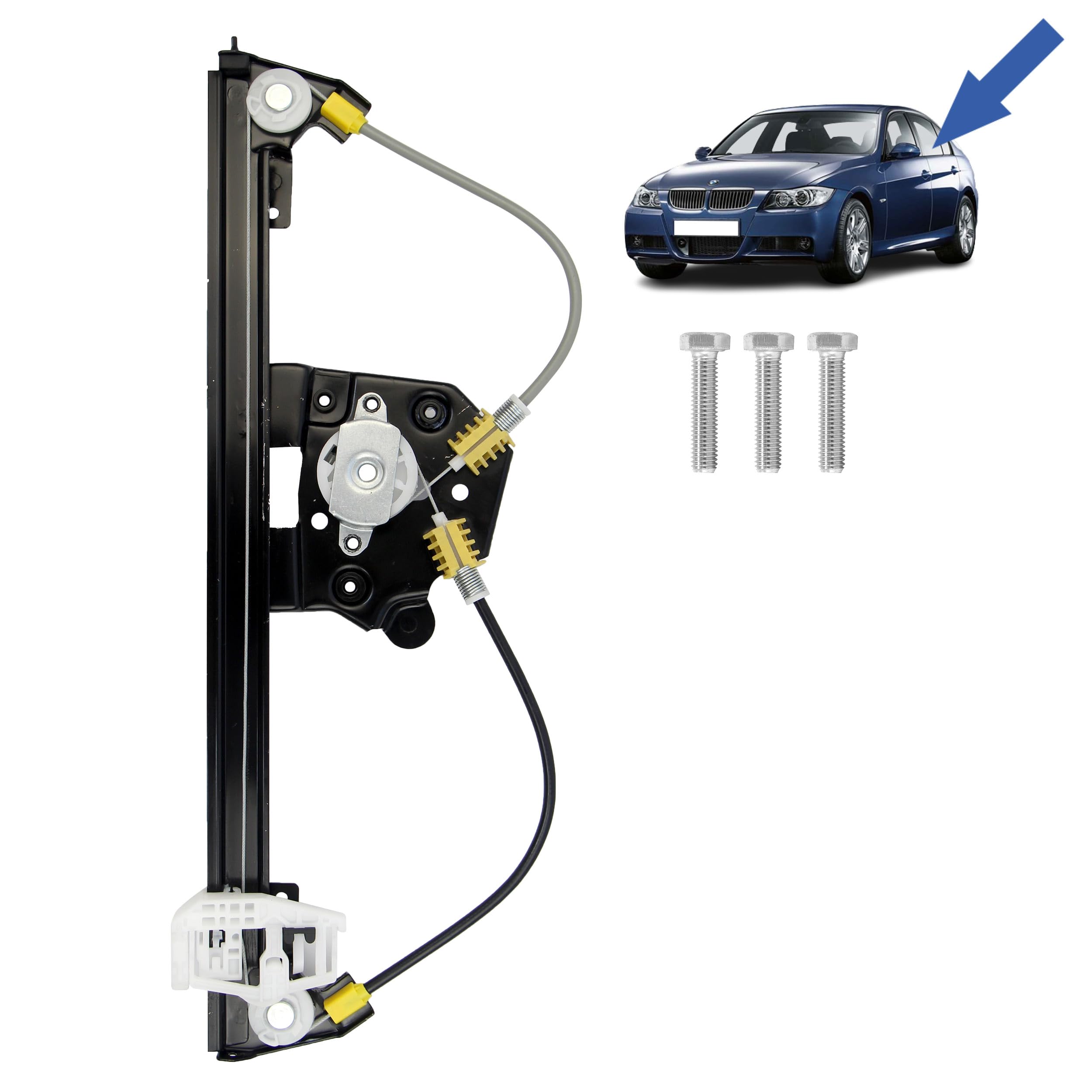 STARKIT PERFORMANCE Elevalunas compatible para BMW E90 E91 (Serie 3) (2005-2012) TRASERO IZQUIERDO (trasero conductor) 51357140589