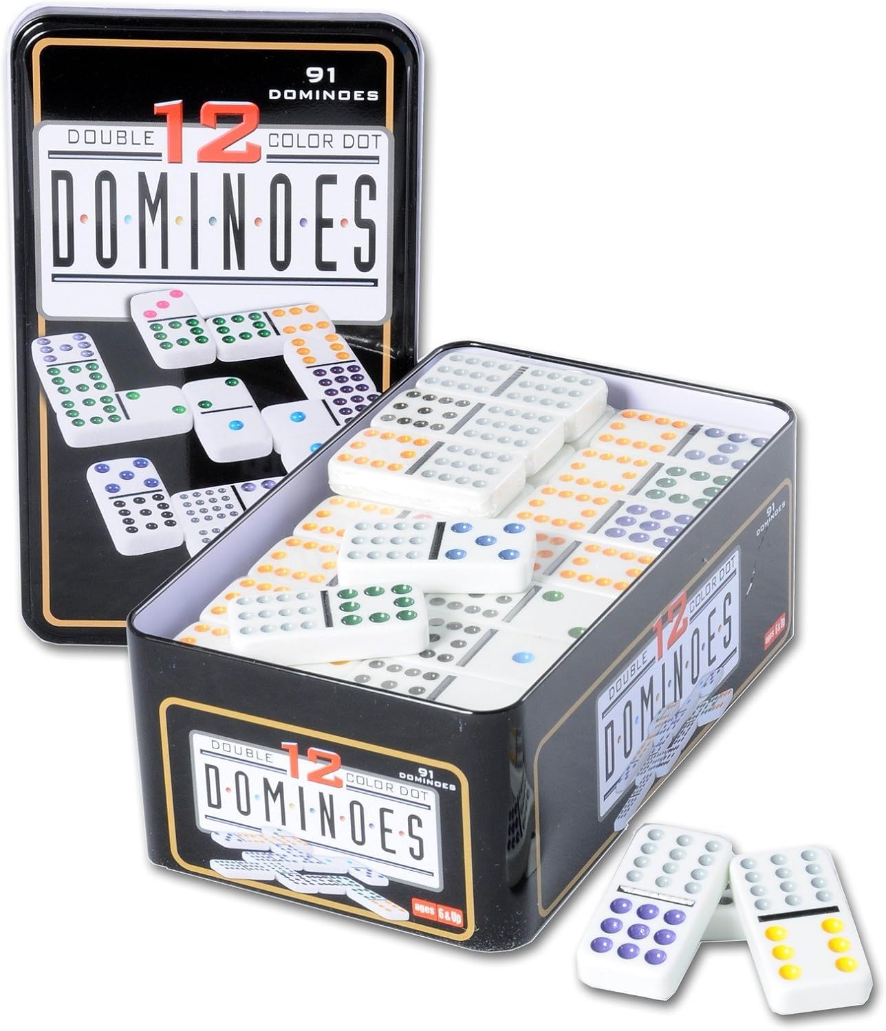 set dominos double-12 91 pièces adulte
