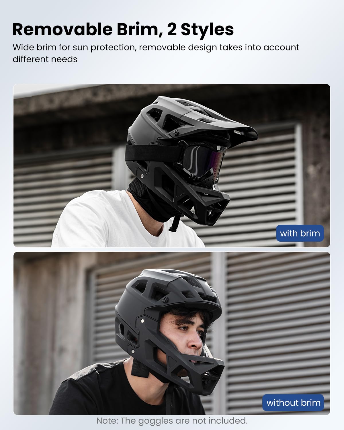 ILM Adulto Casco Bici Integral Hombre Mujer Enduro MTB BMX Downhill Ligero Modelo ZL-B068