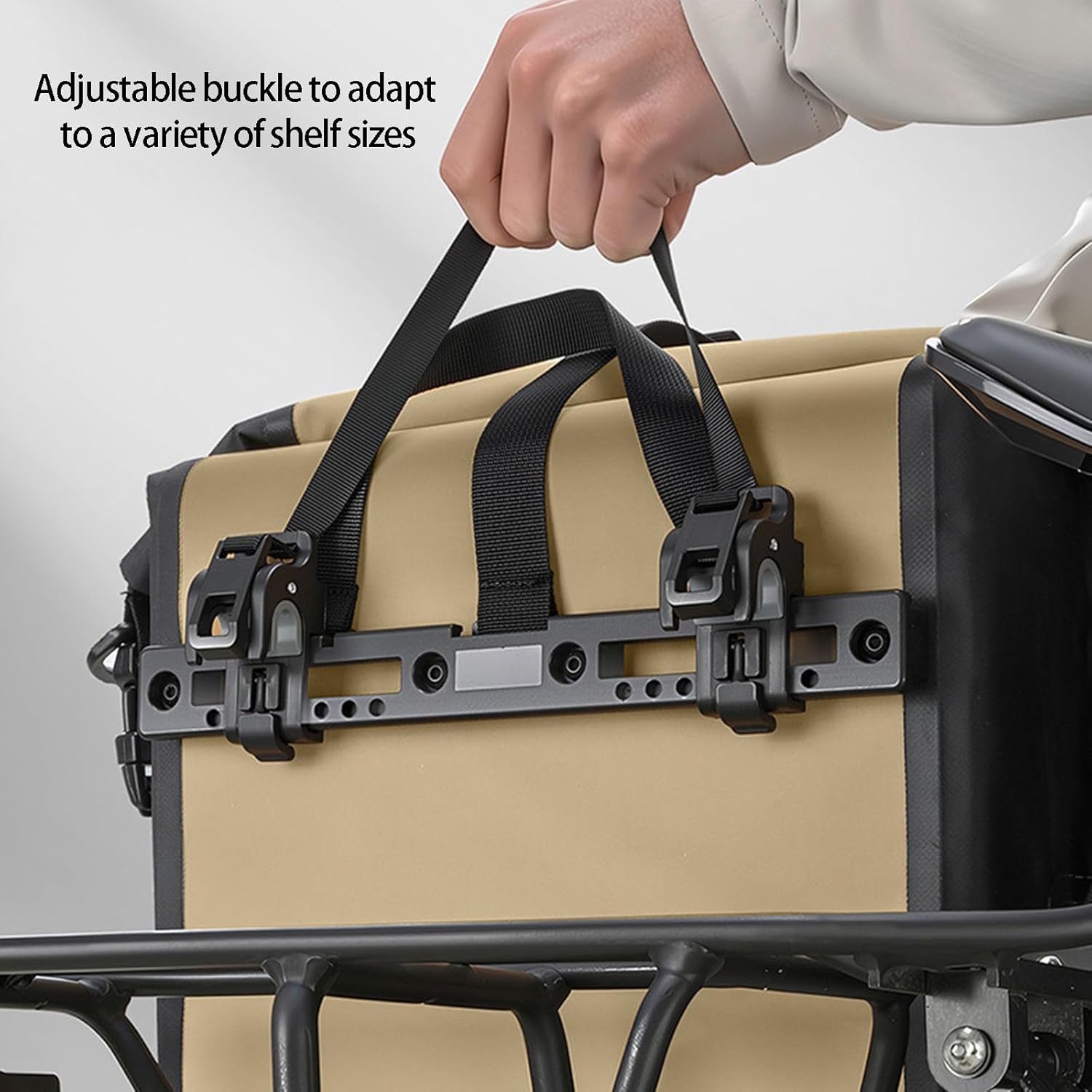 Large Capacity Bicycles Front Pack Easy Installation Quickly Release Bicycles Shelf Bag Bike Accessories Quick Detaches Fork Pack Portables Water-proof Fork Bag for Various Weather Cycling