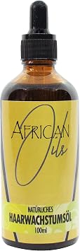Hair Growth Oil 100 ml - 100% Pure, Cold Pressed & Oils - Promotes Strong Hair and Beard Growth - Intensive Nourishing and Moisturising