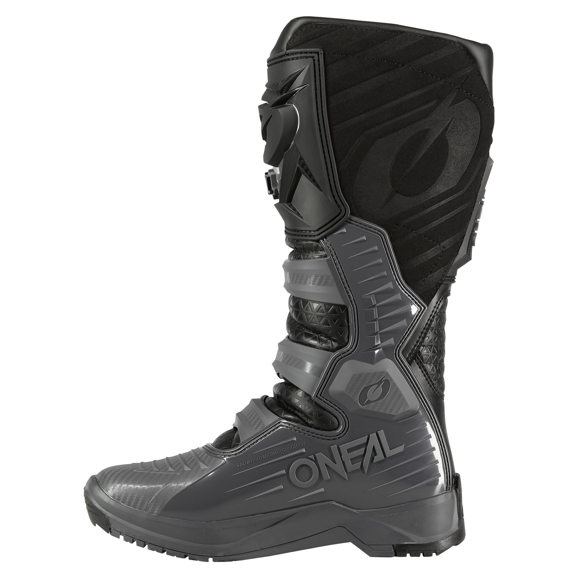 O'Neal Botas Motocross Botas Enduro Protección Térmica Microfibra Alta Calidad Bota RMX PRO V.24 Adulto Negro Gris Talla 42