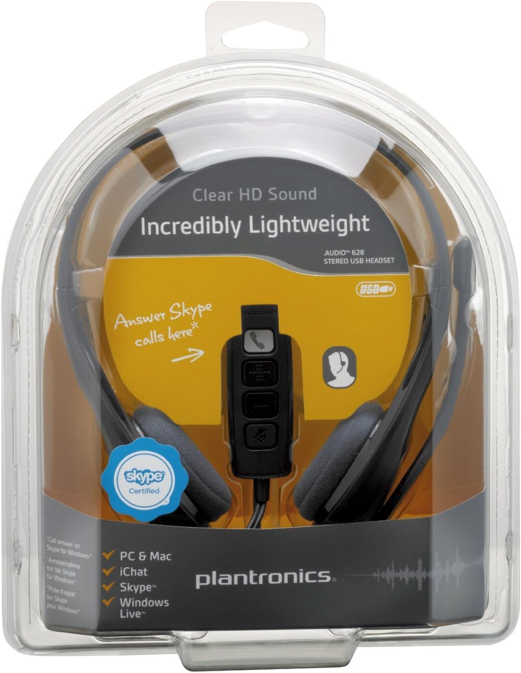 PLNAUDIO628 - Plantronics .Audio 628 Headset