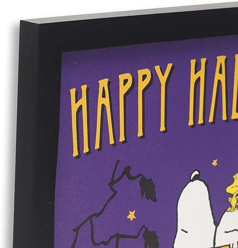 Vista 40 de Open Road Brands Peanuts Snoopy 'Tis the Season to Eat Cookies - Arte de pared de madera enmarcada - Bonita imagen de Navidad de Snoopy