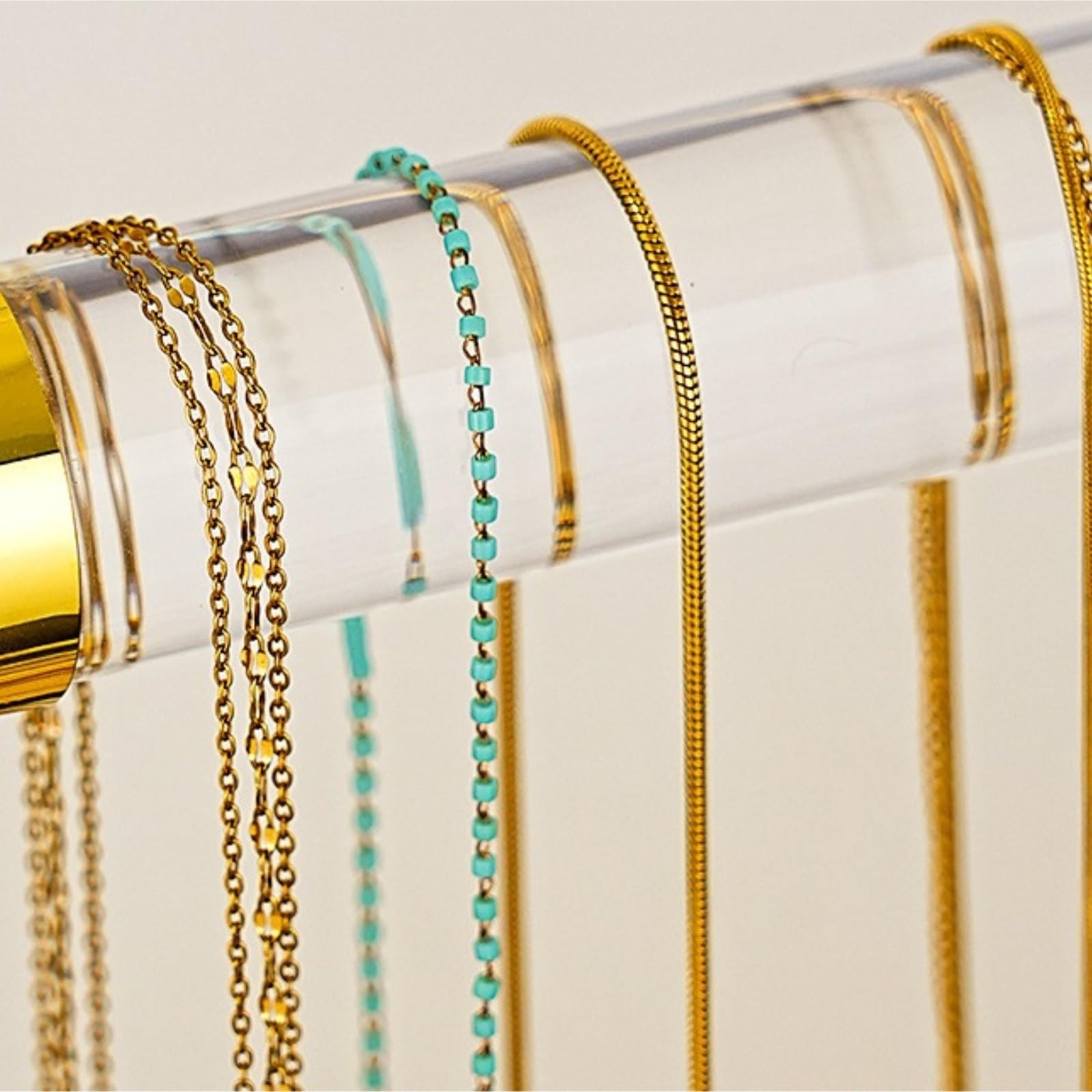 Moderno Espositore Gioielli Espositore Per Gioielli, Porta Braccialetti, Accessorio Decorativo, Elegante Orecchini In Metallo Comodino Tavolo