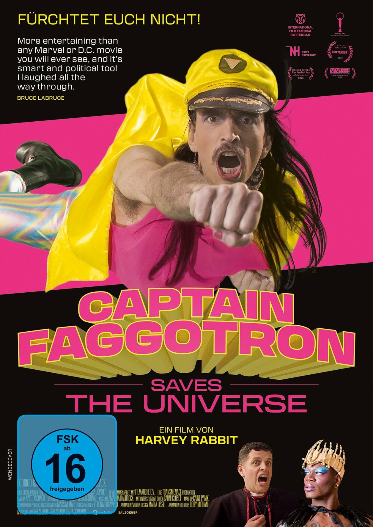 Captain Faggotron Saves the Universe en DVD: película de culto independiente para coleccionistas