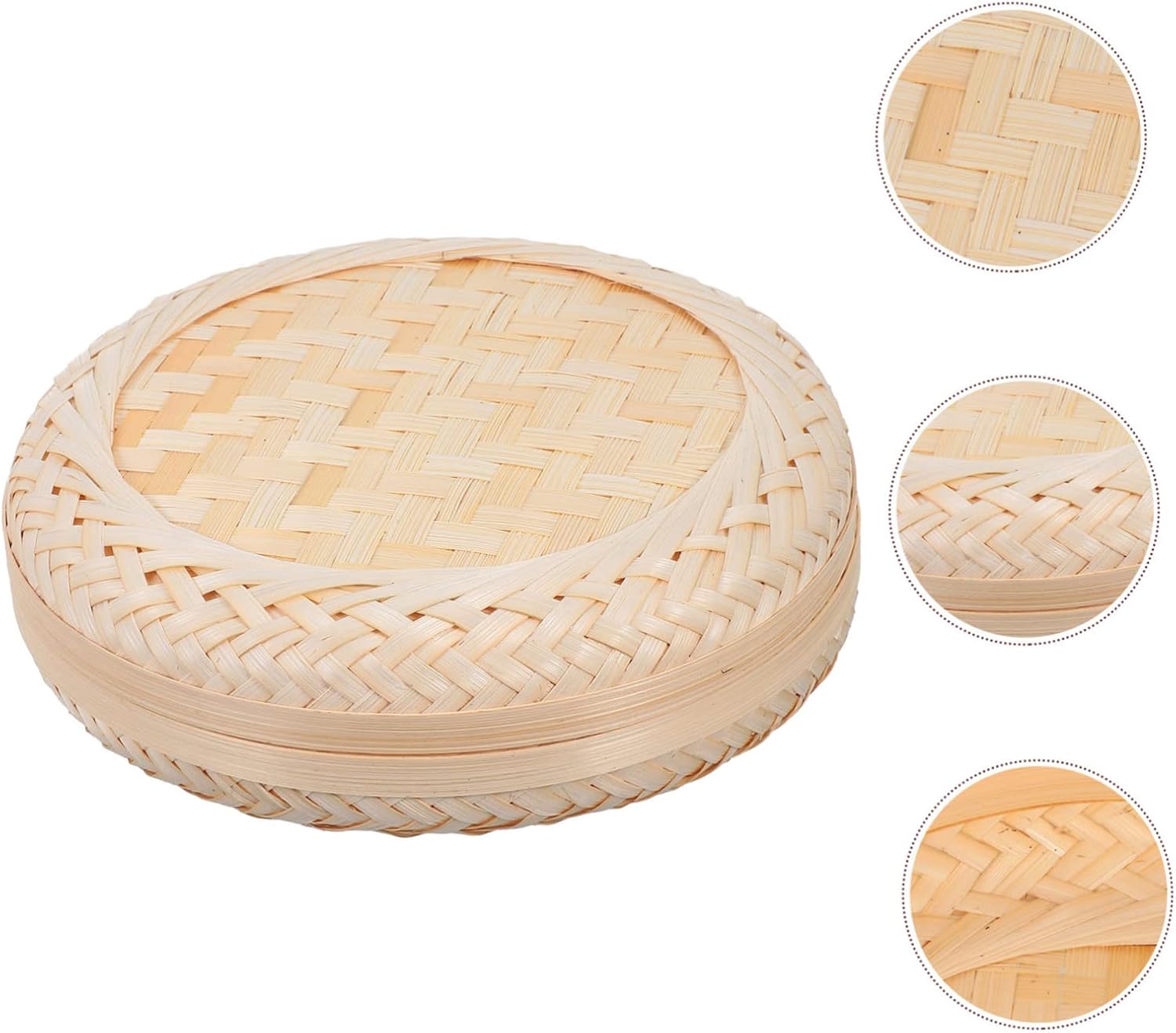 1pc Woven Storage Box Lid Mini Sundries Holder for Home Organization Decorative Woven Case for Items Design for Indoor and Outdoor Use image 5