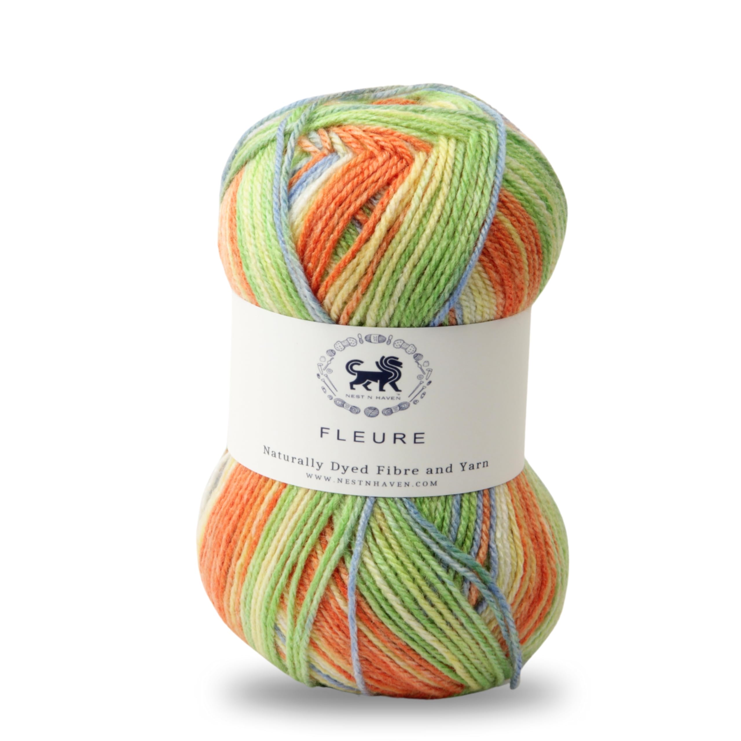 Nestnhaven Acrowools Fleure Hand Knitting and Crochet Yarn. Pack of 1 Ball - 100gms. Shade no - NNHF006