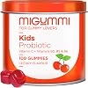 Probiotic Gummies Children - 100 Gummies with Natural Cherry Flavour Probiotics Vitamin C B3 B5 and B6 - Intestinal Flora Bloating and Bloating - Vitamins Children - Vegan - Gluten Free