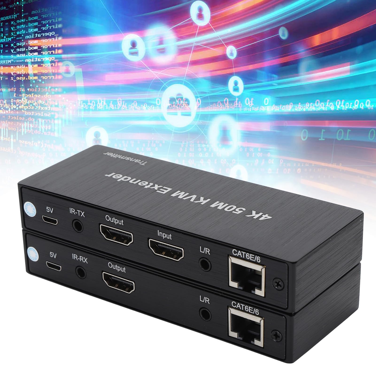 Estensore KVM USB HDMI Su Cavo Ethernet - Fino A 120m, Per Casa O Ufficio