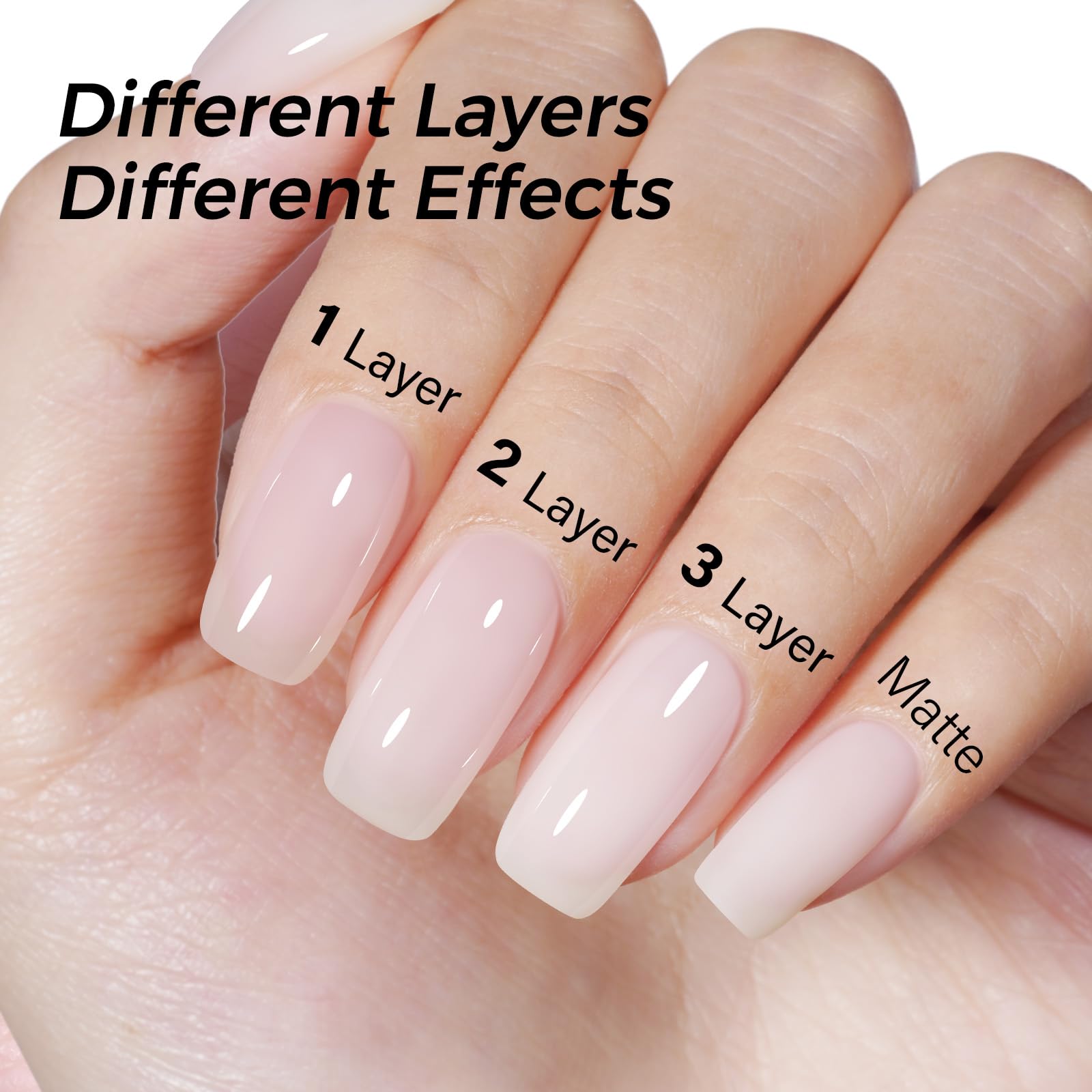TOMICCA Vernis Semi Permanent, Blanc Laiteux Vernis Gel UV Semi Permanent, Soak Off Vernis Gel UV LED Gel Cadeau Pour Salon de Manucure DIY Home, 8ML