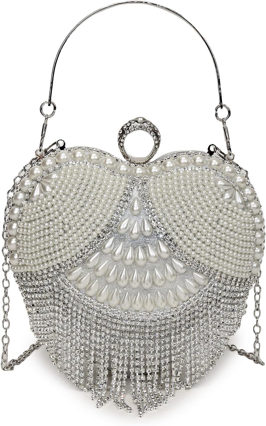 New Elegant Women's Clutch Bag with Sparkling Diamond Design - Perfect for Evening Parties and Special Occasions