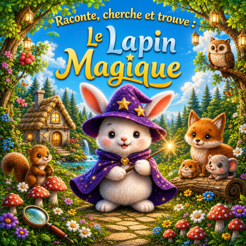 Raconte, cherche et trouve: Le Lapin Magique