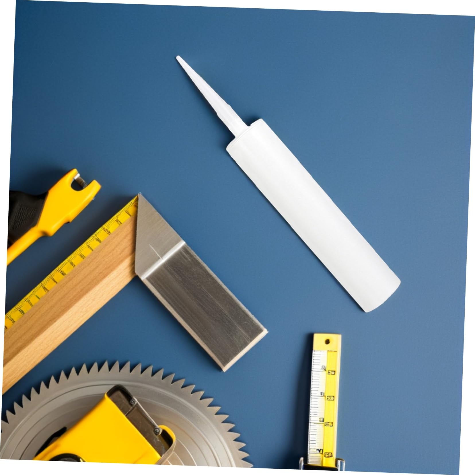 Tubes de Calfeutrage Vides en Plastique Blanc, Lot de 20 Pièces | Légers et Portables, pour Réparations et Travaux de Rénovation Intérieure, Adaptés aux Fissures Latex