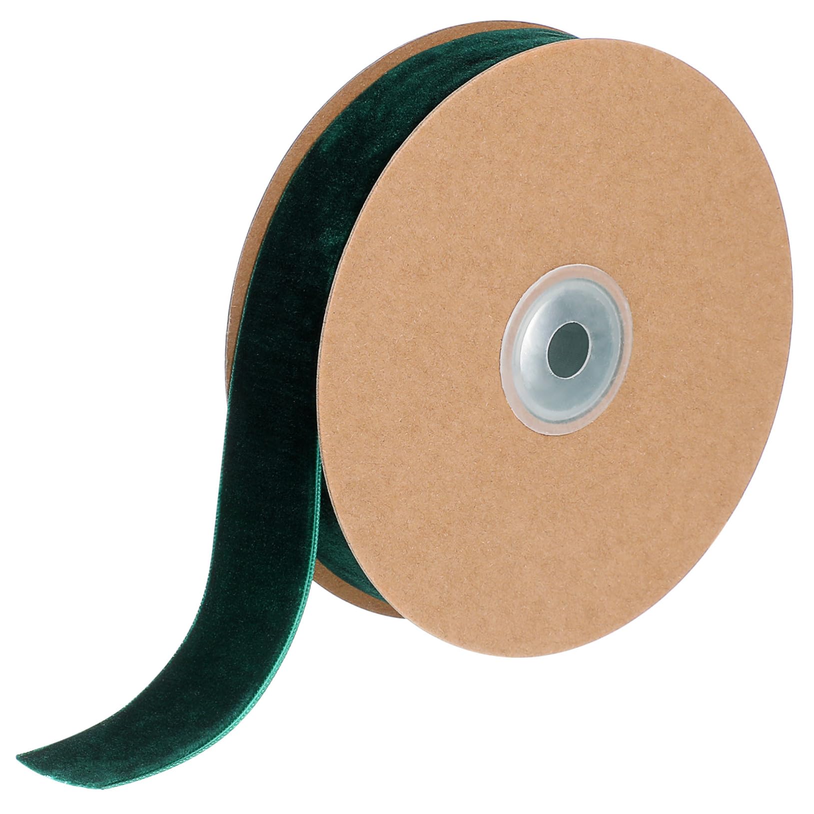STOBOK 3rollen Breites Dunkelgrünes Flockband Für -dekoration Einseitige Samtband Für Kleidung Haarschmuck Und Strapazierfähige Bastelmaterialien Für Und Hochzeiten