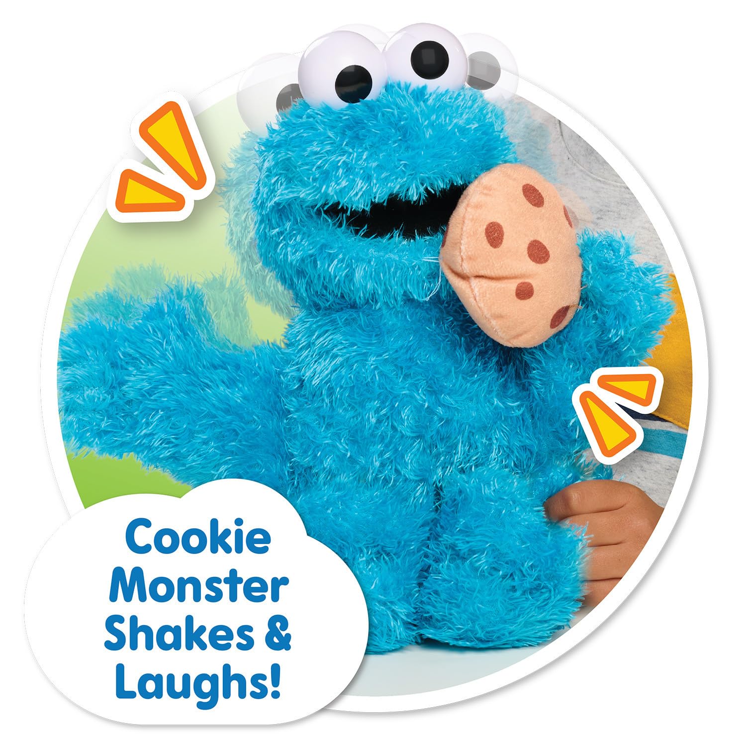 Amazon.com: Just Play Sesame Street 13.5-inch Nom Nom Cookie