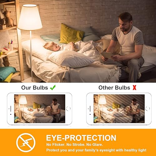 Miniatura 4 de Bombillas LED Edison vintage equivalentes a 60 W, regulables, 7 W, ST58, bombillas de filamento LED blanco cálido 3000 K, iluminación de estilo