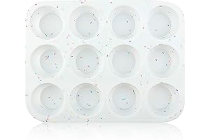 Non-Stick Silicone Muffin & Cupcake Pan for Home Baking