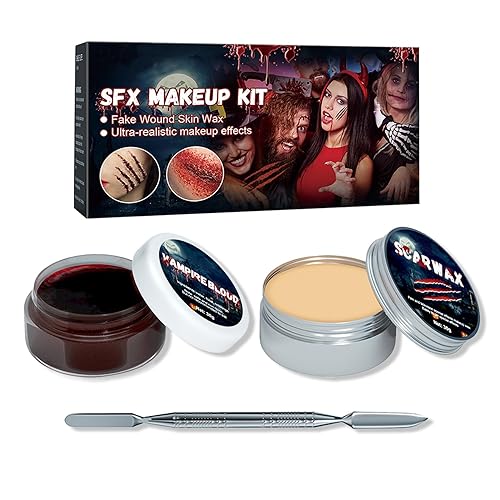 Miniatura 9 de Pintura facial negra para el cuerpo, pintura facial profesional a base de aceite, paleta de pintura facial negra para Halloween, payaso, escenario,