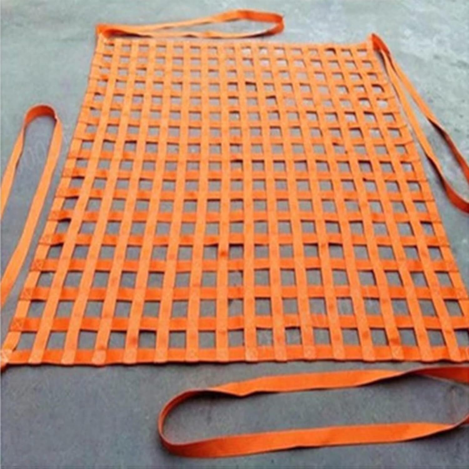 Red de elevación de Carga Resistente de 2x2 m, Red de Seguridad Colgante para Aparejos de construcción, Movimiento y Remolque, Capacidad de Carga de 3 t, tamaño de Malla de 15 cm.
