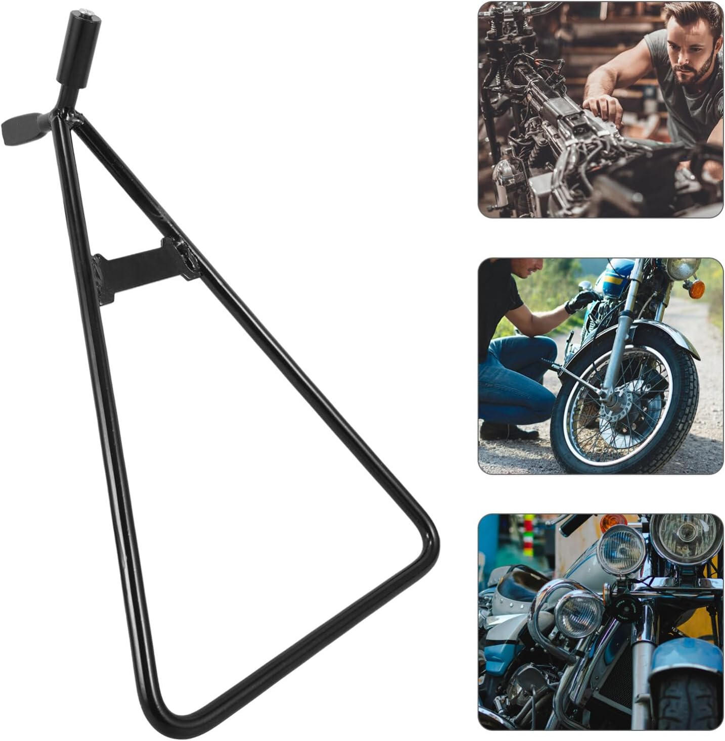 Motorcycle Triangle Kickstand Replacement Side Stand for Enhanced Stability Compatible Motorcycles Essential Accessory for and Support
