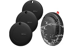 MiLi Bluetooth Tracker Pack - MiTag Item Finder & 3M Adhesive Sticker Tracker
