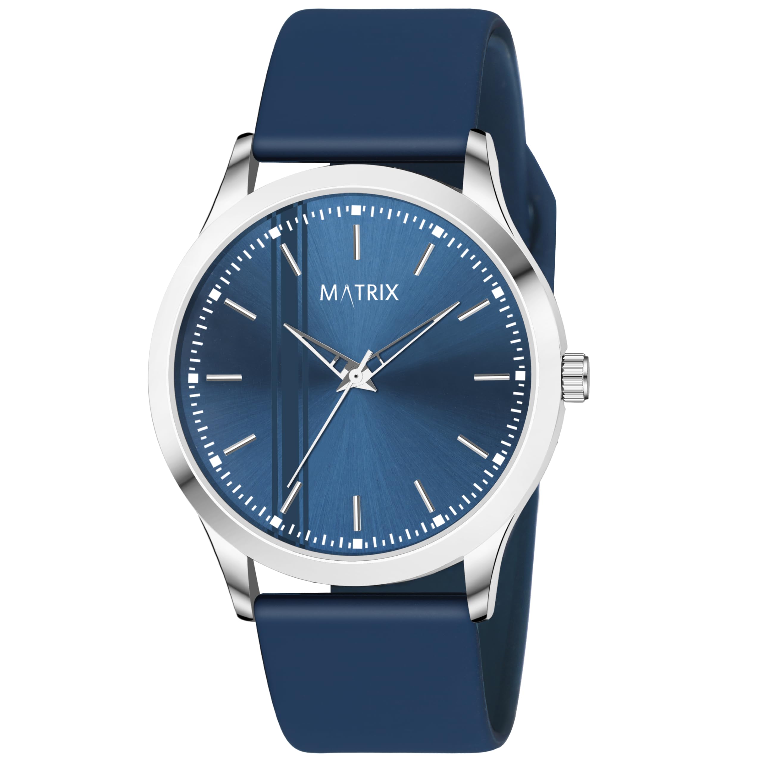 Matrix Minimalist Dial with Softest Silicone Strap Analog Wrist Watch for Men & Boys