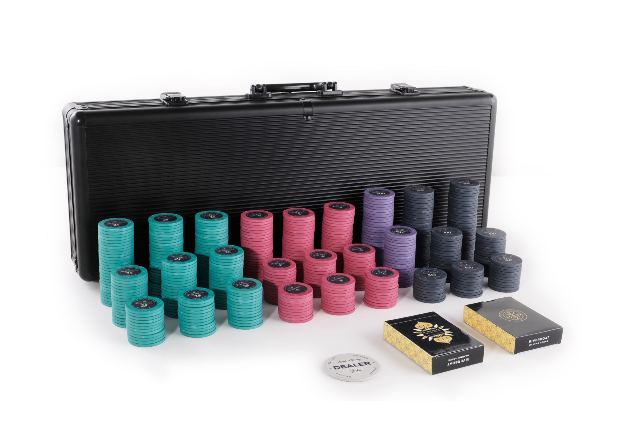 Grand Romance Tournament Poker Chipset - 10g 500 Stück nummerierte Poker Chips - Niedrige Einsätze