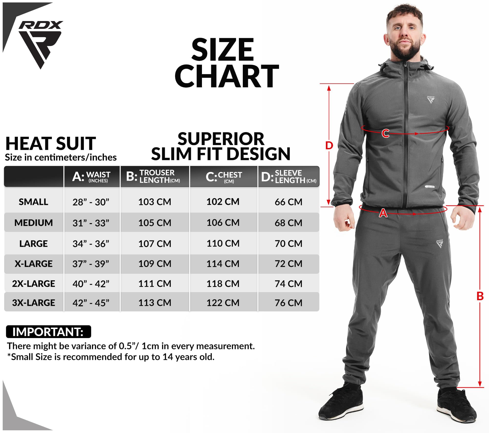 RDX Tuta Sauna Dimagrante Uomo Donna, Reach Conforme, Anti Rip Sudore Dimagranti Tute Cappuccio, Tuta per Sudare Tuta Termica Sports Boxe MMA Palestra Allenamento Top Pantaloni Set