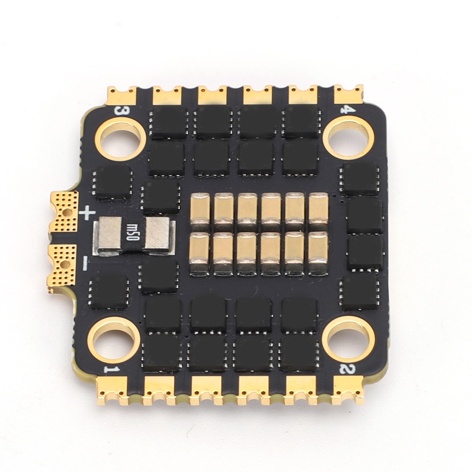 Generic Bezszczotkowy Kontroler Prędkości Drona ESC 40A 4 w 1 do Quadkopterów Wyścigowych FPV, Lekka Konstrukcja o Wysokiej Wydajności Zapewniająca Płynne Loty, Kompatybilna z Akumulatorami 2S-6S