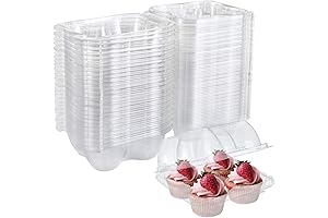 Bekith 4-Count Cupcake Container