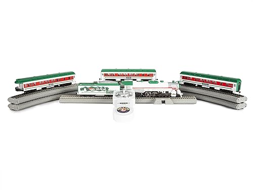 Miniatura 5 de Lionel Tren de modelo de tren con Bluetooth HO Gauge para pasajeros de Navidad Cheer con control remoto