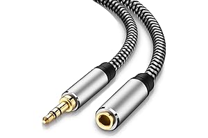 4ft Male to Female Headphone Extension Cable