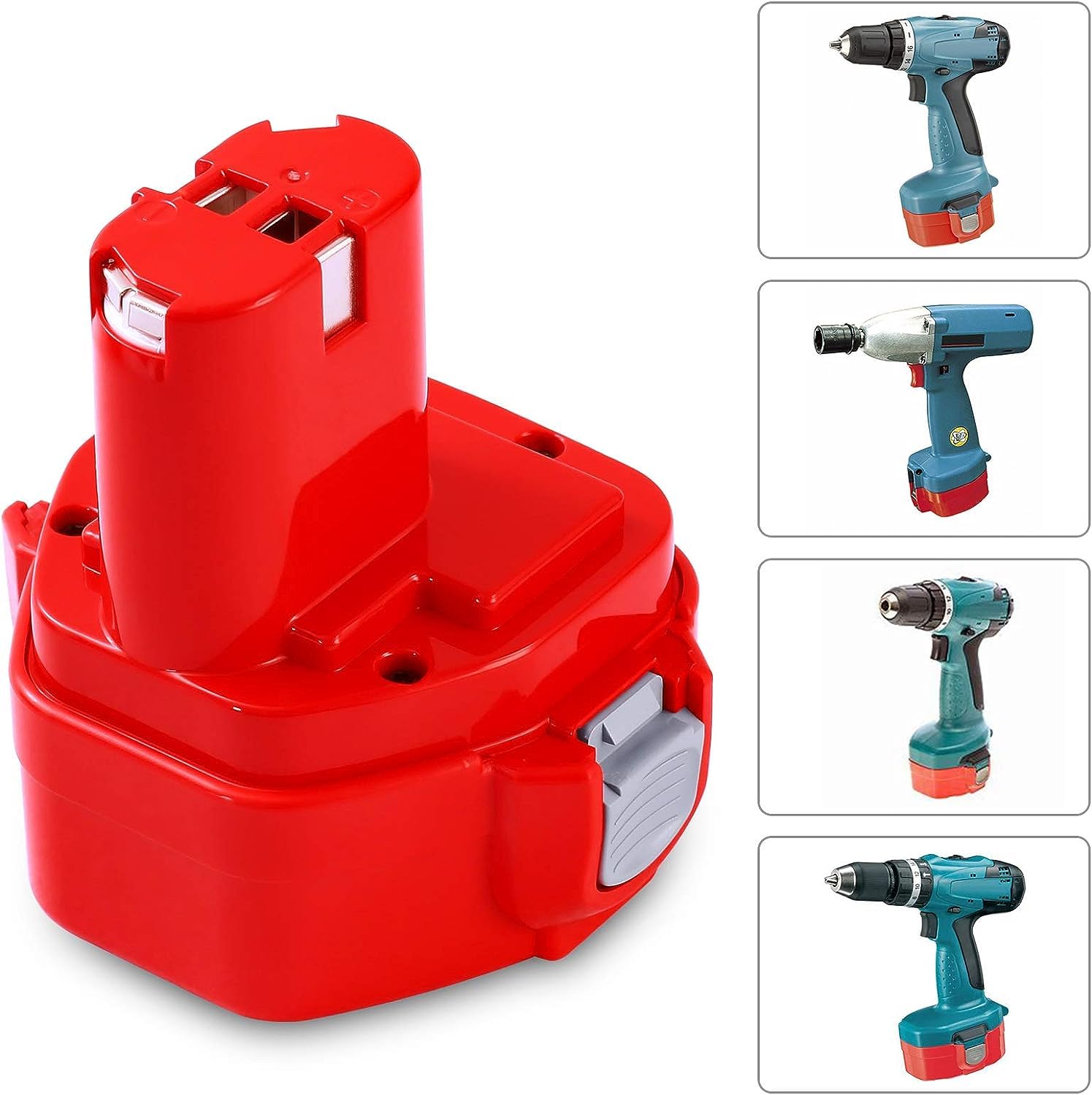 2 X 12V 3.6Ah batteria di ricambio per makita batteria 12V NI-MH batteria 1222 PA12 1220 1233S 1233SA 1233 1234 1235 1235B 1235F 192696-2 192698-8 192698-A 193138-9 193157-5 ML120