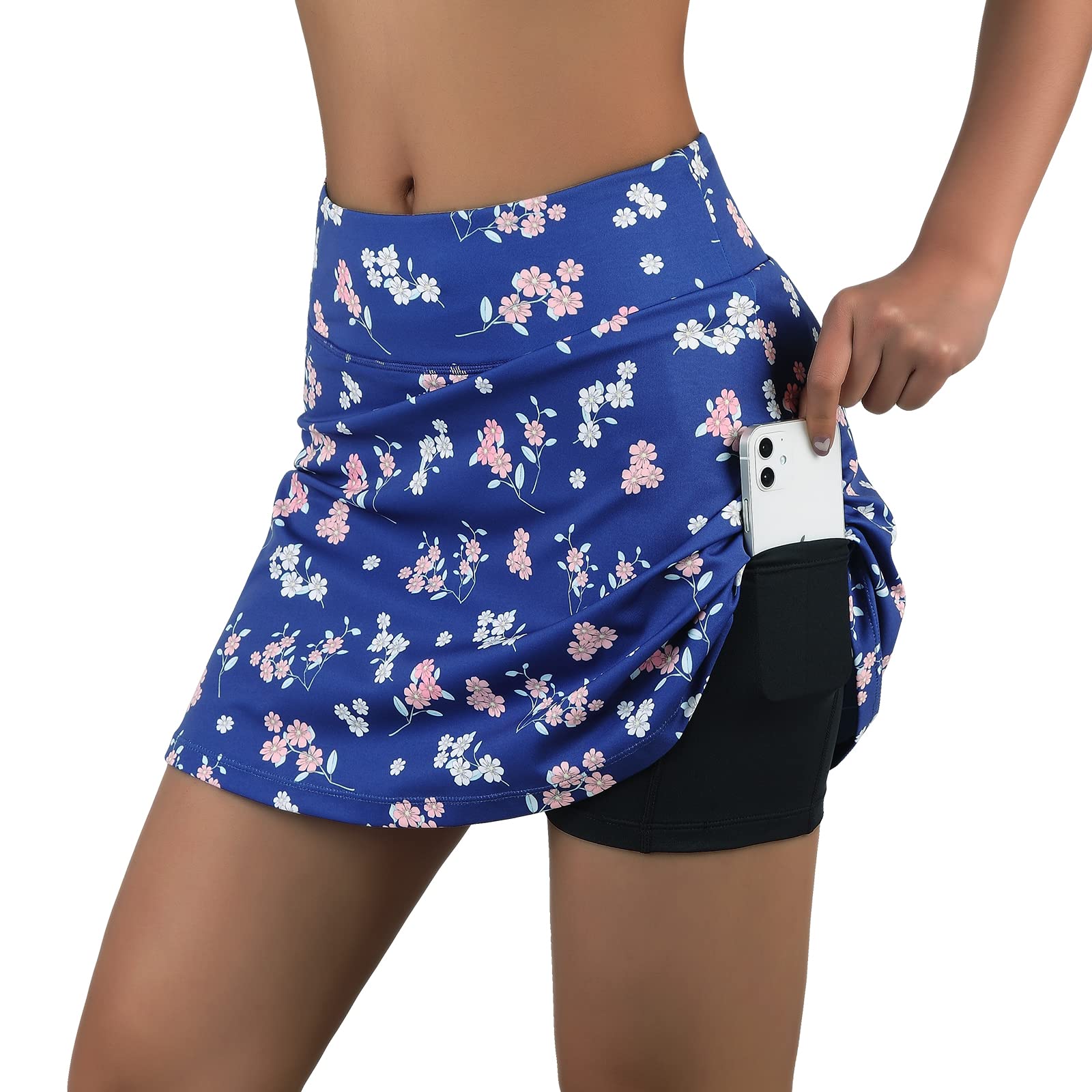 beroy Running Skirts Tennis Golf Skorts for Women - Women Workout Skirts with Pockets