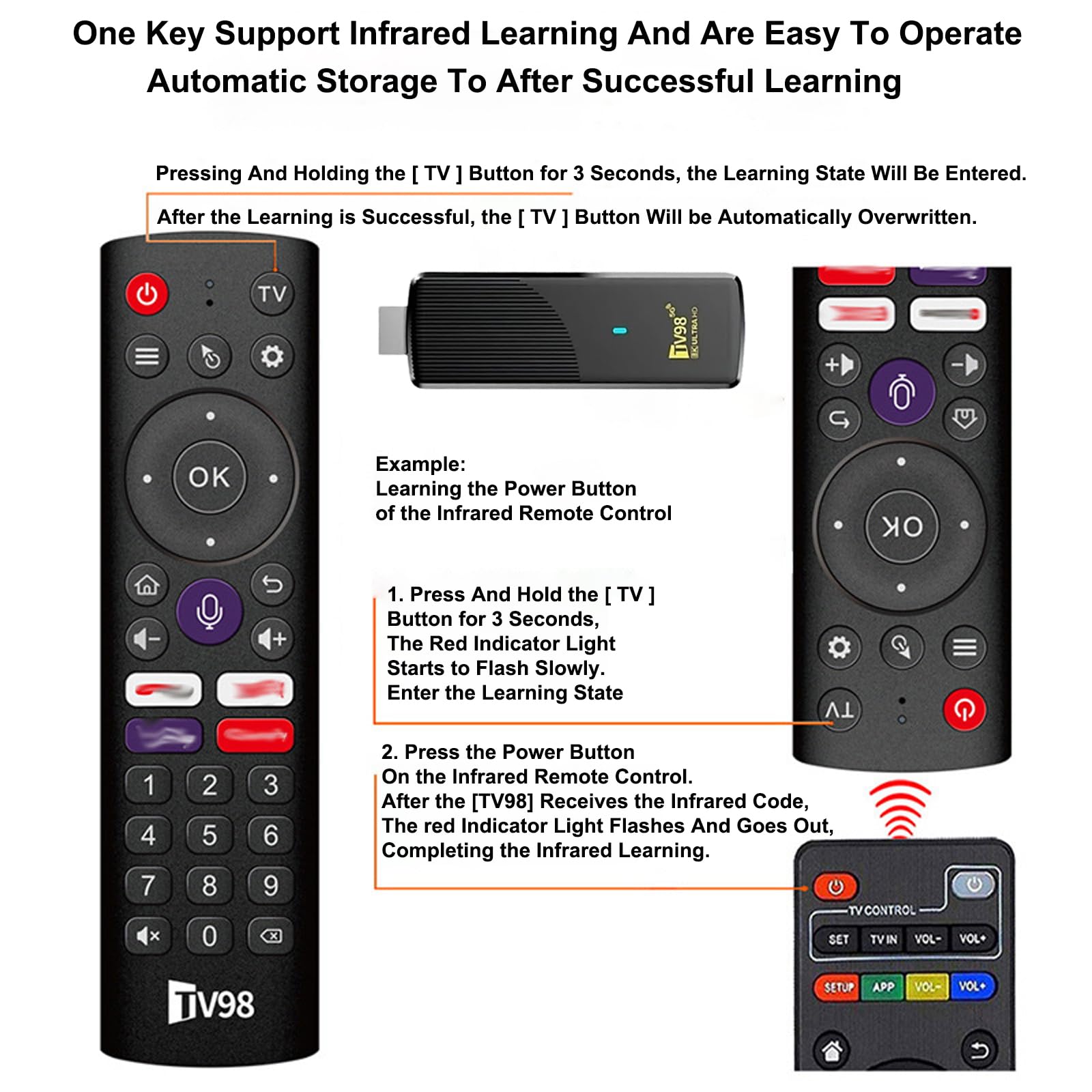 Android 14.0 TV Stick, TV Stick Streaming con mando a distancia por voz, 2 GB de RAM 16 GB ROM Dual WiFi 5.8G/2.4G Bluetooth 5.0, 8K UHD Media Player para el hogar