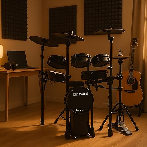 Miniatura 22 de Roland Generation 2 V-Drums TD-17KV2 - Batería electrónica con bolsa para baqueta, cable de audio de 0.138 in, 3 pares de baquetas y paño de pulido