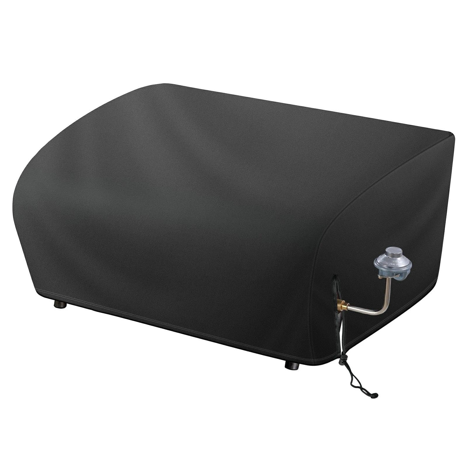 Bonnary 600D Heavy Duty Grill Cover for Blackstone 22 Inch Griddle with Hood, Waterproof Oxford BBQ Cover with Side Opening for Gas Valve, Fits 22" Tabletop Griddle