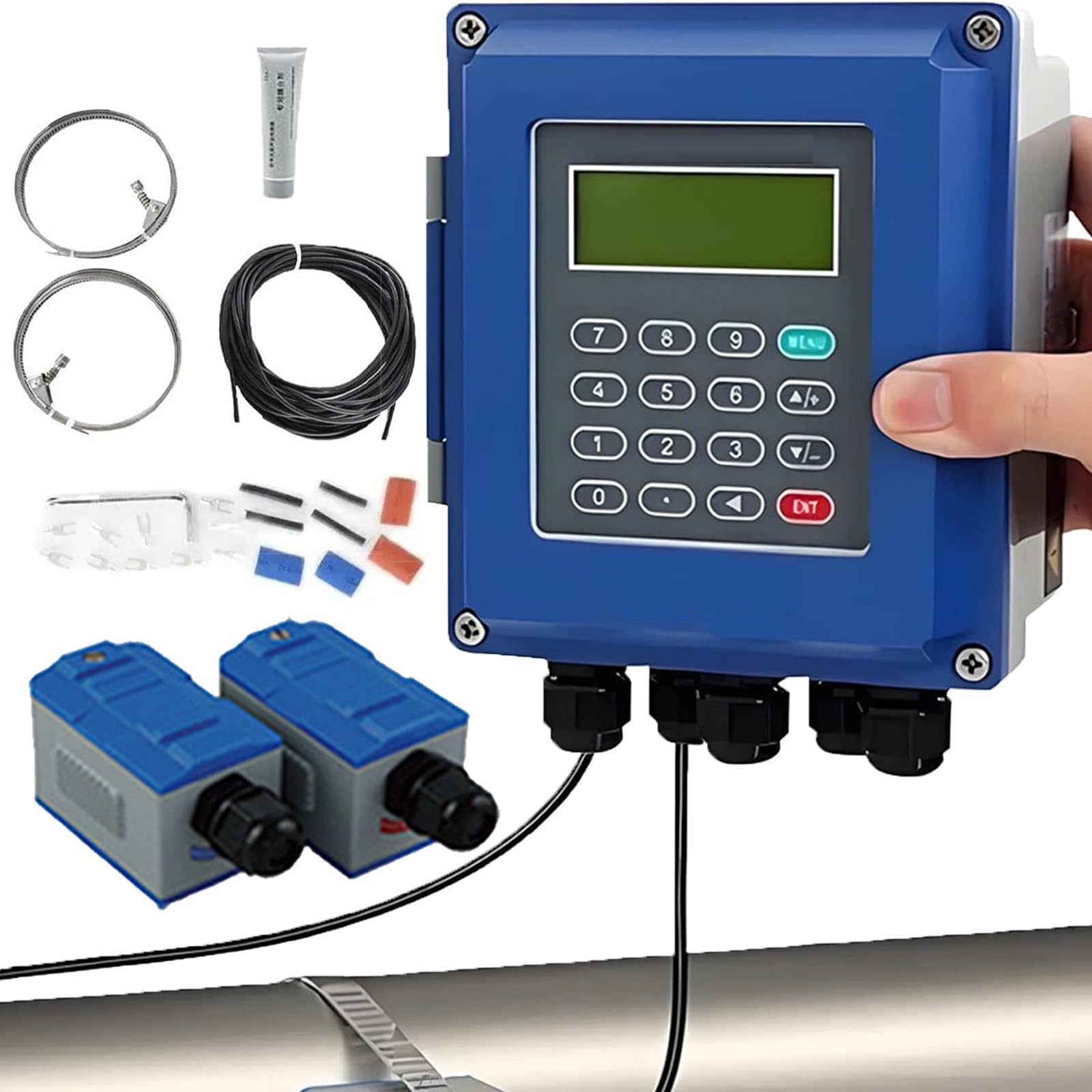 Débitmètre ultrasonique Standard-S pour tuyaux DN15 à 6000 mm et mesure de l'eau ou du diesel