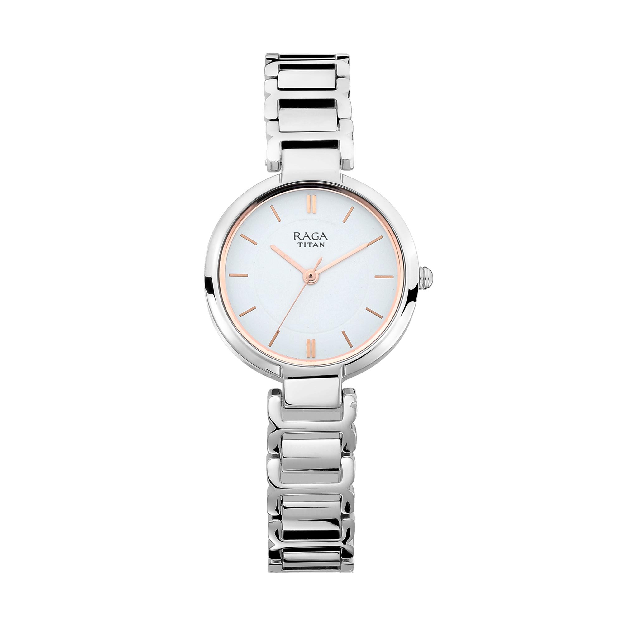 Titan Raga Viva White Dial Analog Metal Strap watch for Women-NS2608SM01 (B07D2K7ZFX) Amazon Price History, Amazon Price Tracker