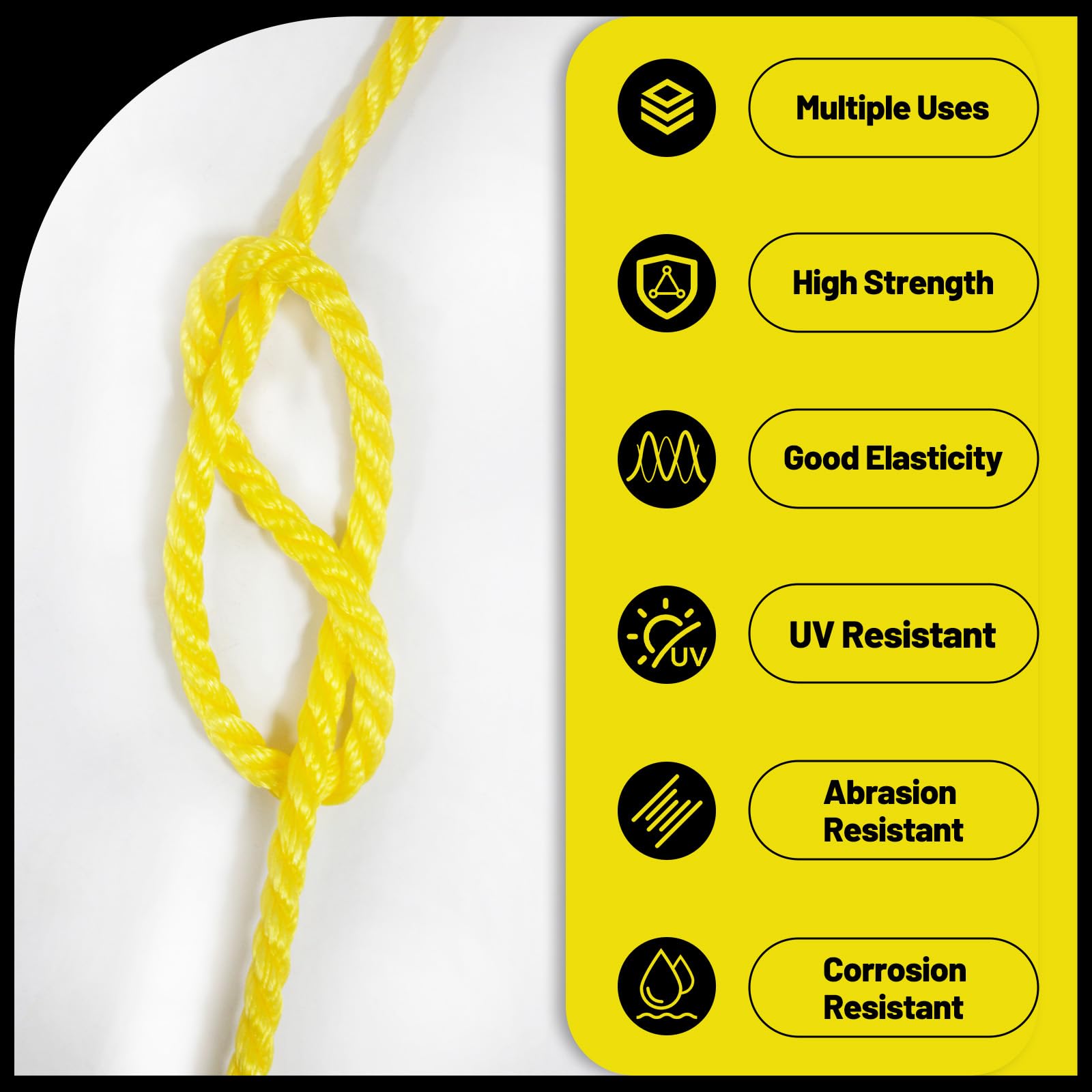 Aazon.co: ERIANE Polypropylene Rope 3/8 Inch 100ft, All Purpose - View #8
