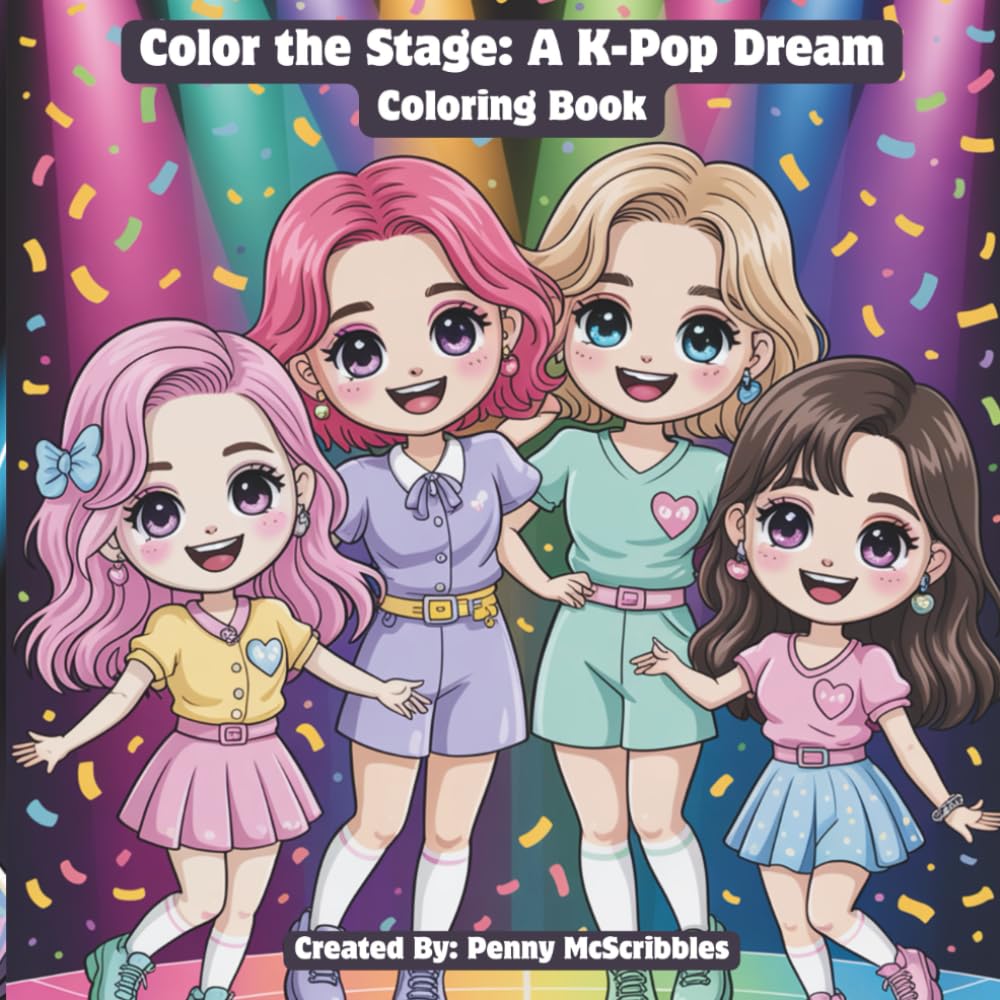 Color the Stage: A K-Pop Dream