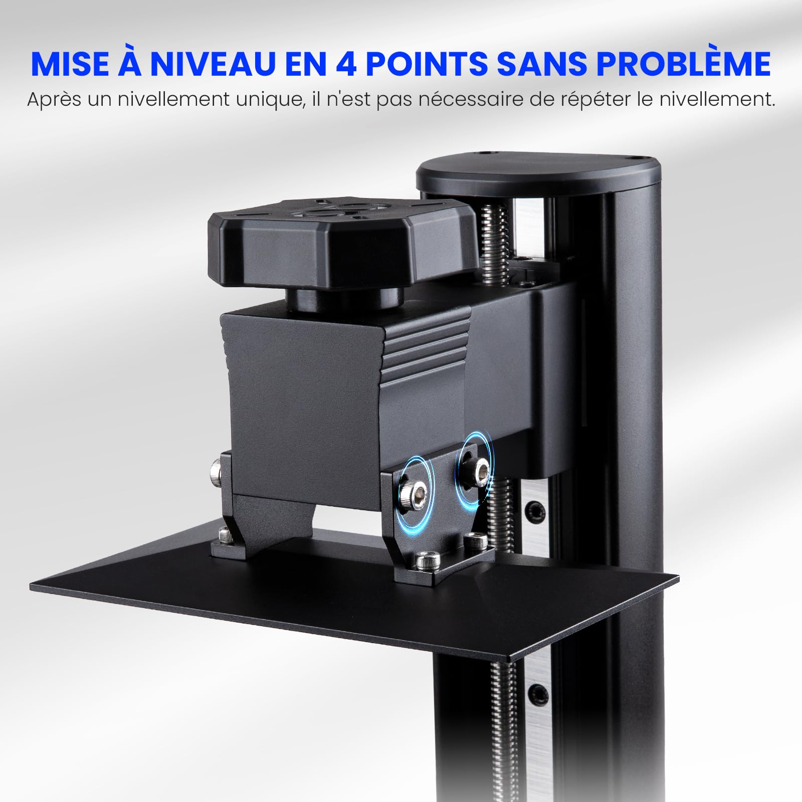 ELEGOO Marzo 4 Ultra Impresora 3D MSLA de resina con pantalla LCD 9K Mono de 7 pulgadas, conectividad Wi-FI, sistema de nivelación sin esfuerzo, película ACF, tamaño de impresión de 153,36x77,76x165
