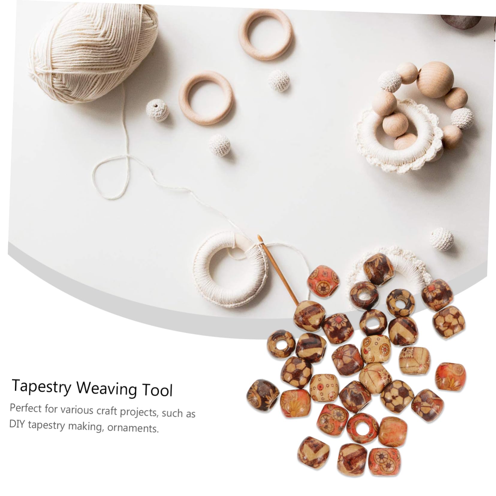 NUOBESTY 1set Kit Macramè Completo Per Creazioni Artistiche Di Arazzi e Decorazioni Murali Materiale Versatile Per Hobbisti e Principianti Per Appendere Piante e Ornamenti Domestici