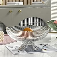 Vista 4 de Bandeja de fruta de drenaje para el hogar, mesa de centro de sala de estar, bandeja de frutas, bandeja de colocación de dulces y aperitivos, cesta