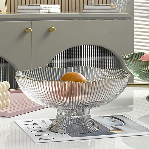 Miniatura 4 de MENGBEILA Bandeja de fruta de drenaje para el hogar, mesa de centro de sala de estar, bandeja de frutas, bandeja de colocación de dulces y